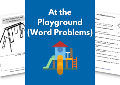Word Problem Story Mat: At the Playground