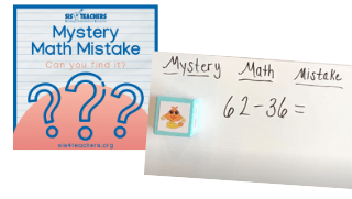 Mystery Math Mistake: Open Number Line