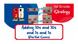 Adding 10s and 10s and 1s and 1s (Partial Sums)