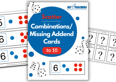 Combination/Missing Addend Cards: Scatters to 10