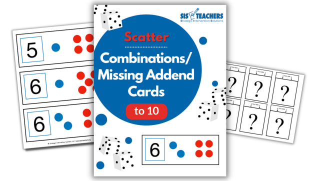 Combination/Missing Addend Cards: Scatters to 10