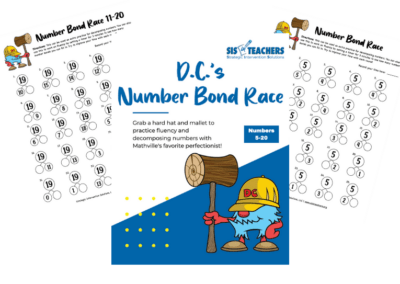 D.C.’s Number Bond Race – Addition/Subtraction (5-20)