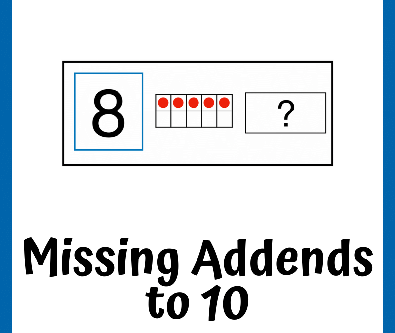 Numeracy Screener Directions – Missing Addends to 10