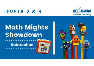 Math Mights Showdown: Subtraction Levels 2 and 3