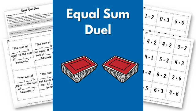 Equal Sum Duel