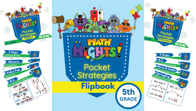 Pocket Strategies Flipbook – Addition and Subtraction – 5th Grade