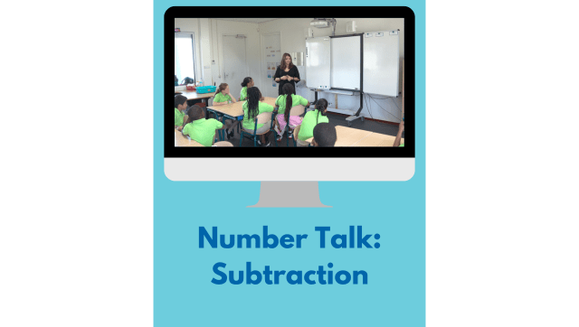 See It: Number Talk – Subtraction