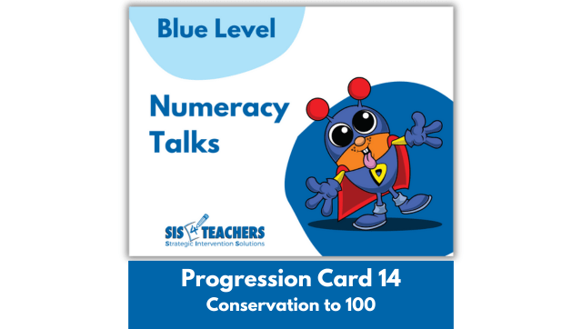 Numeracy Talks – Blue Level – Progression Card 14