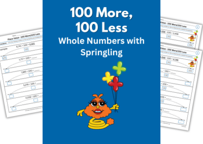 100 More, 100 Less with Springling
