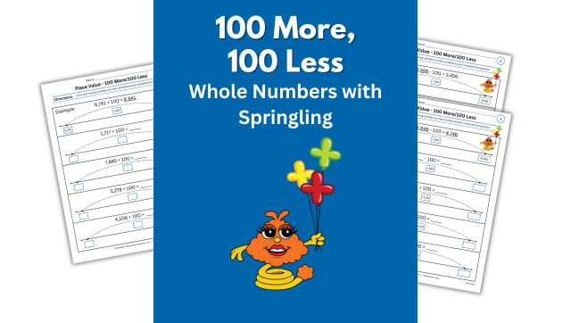 100 More, 100 Less with Springling