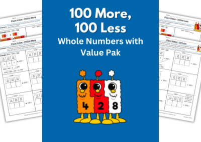 100 More, 100 Less with Value Pak