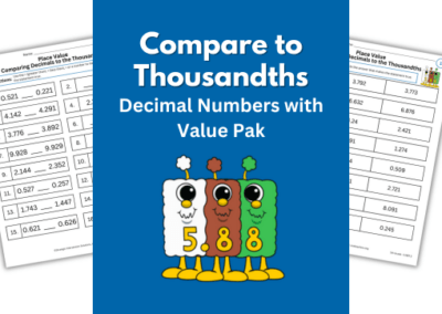 Compare Decimals to the Thousandths