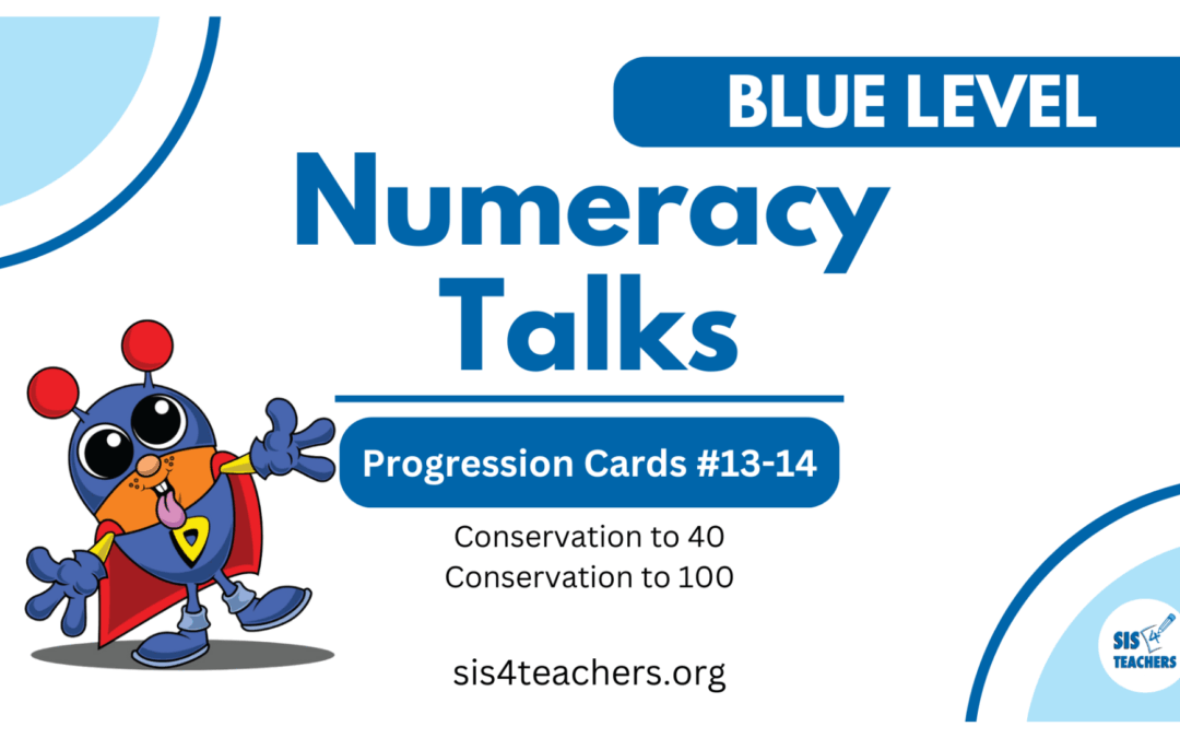 Numeracy Talks – Blue Level – Progression Cards 13-14