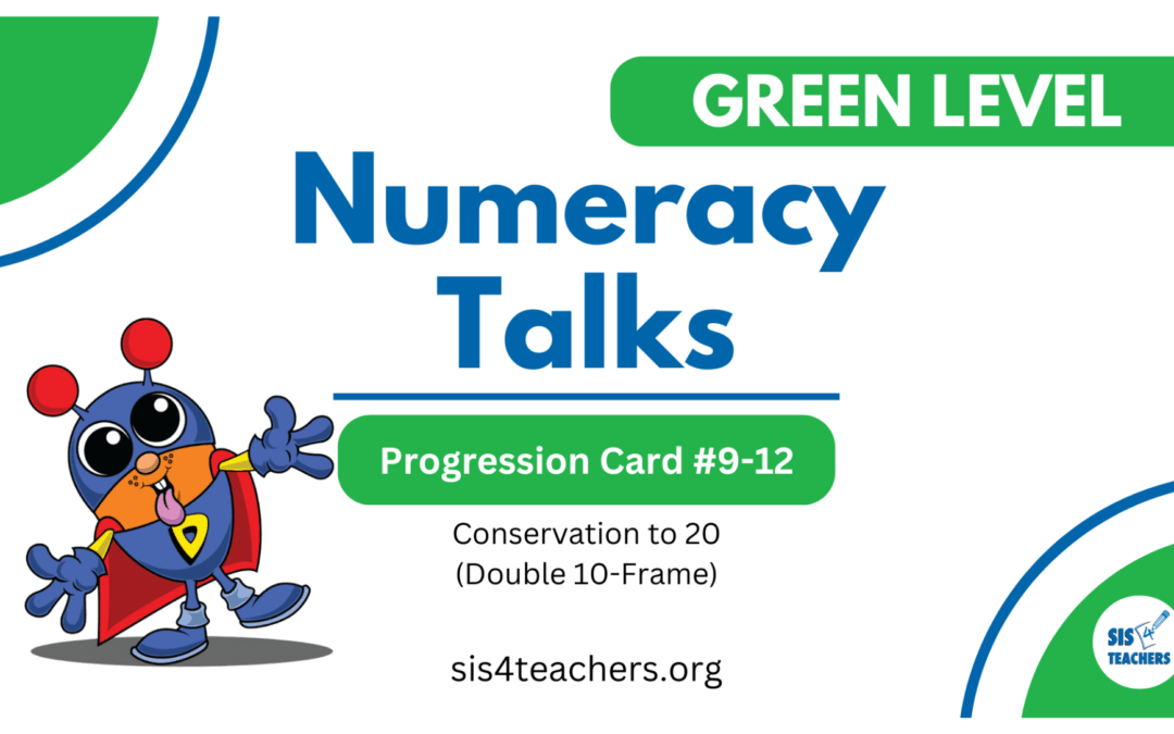 Numeracy Talks – Green Level Progression Cards 9-12