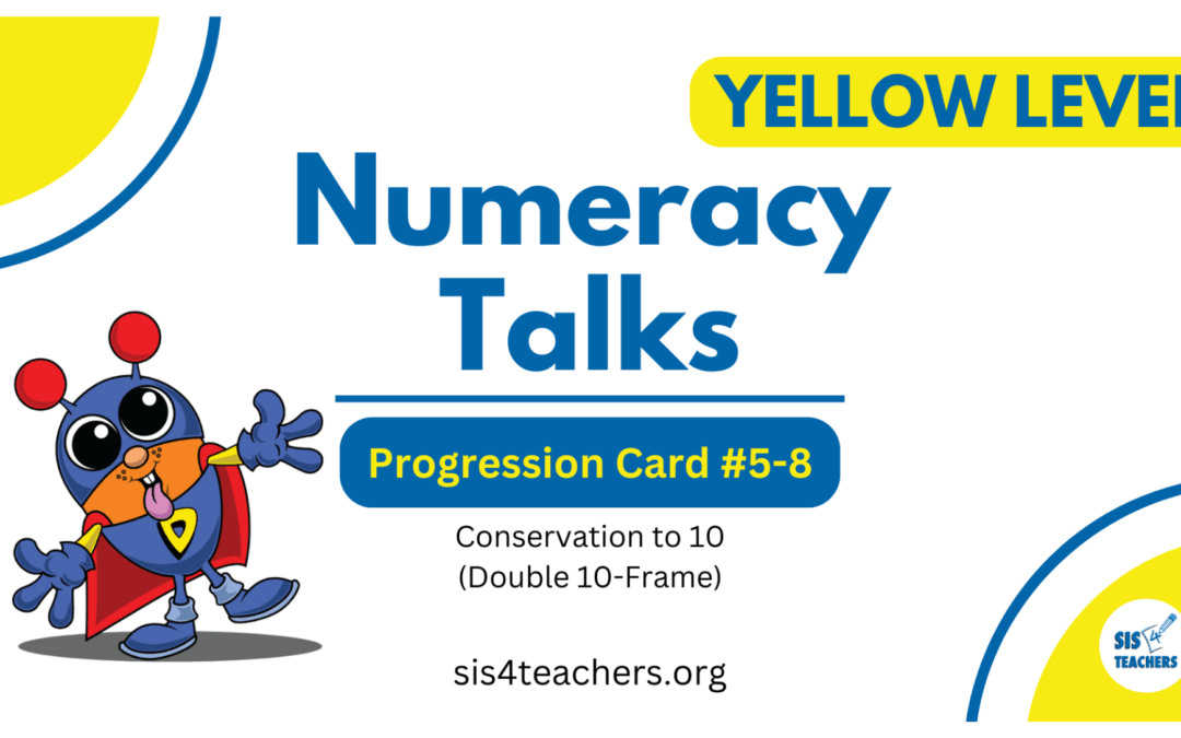 Numeracy Talks – Yellow Level Progression Cards 5-8