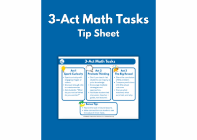 Three Act Math Tasks Resources
