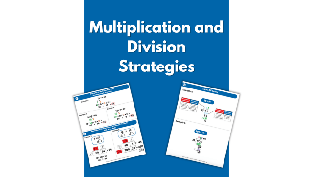 Multiplication/Division Strategies