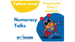 Numeracy Talks – Yellow Progression Card 7 Activities – Giveaway