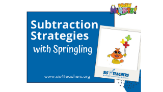 Subtraction with Springling: Practice Pages