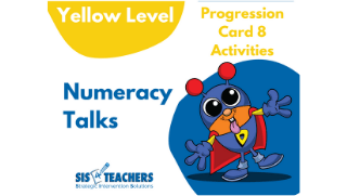 Numeracy Talks – Yellow Progression Card 8 Activities – Giveaway