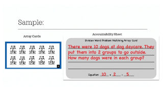 K-5 Math Game: Array Picture Cards