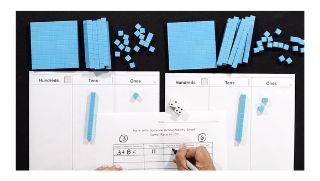 K-5 Math Game: Race to 100