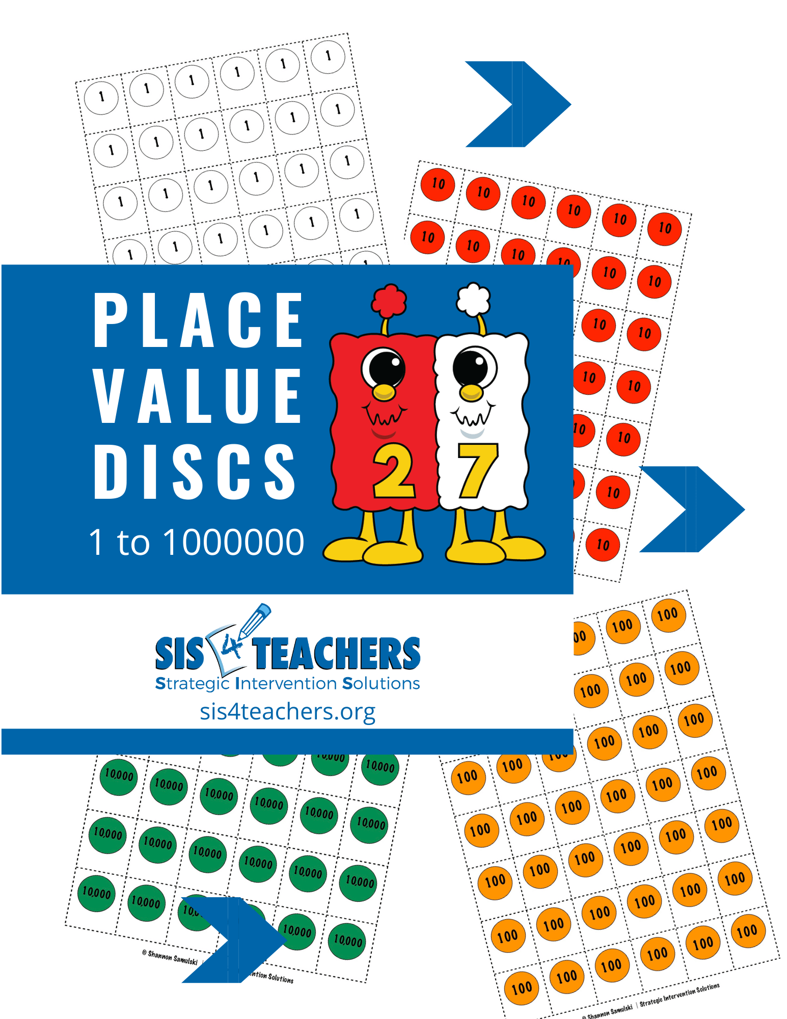 Place Value Disks Printable