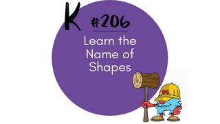 206 – Learn the Name of Shapes