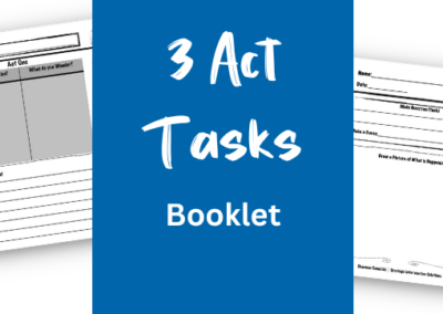 3 Act Tasks Booklet