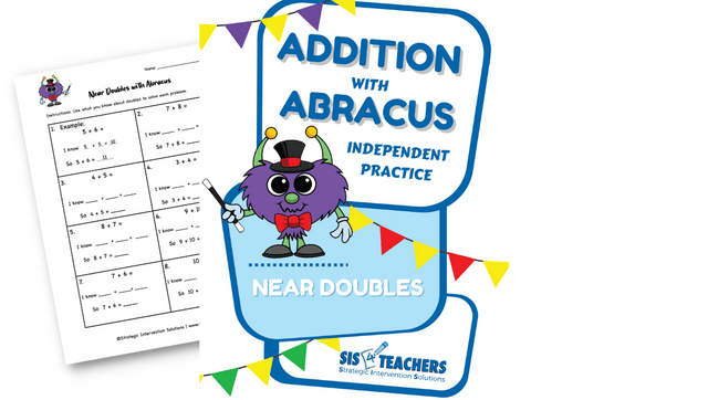 Addition with Abracus (Independent Practice) – Near Doubles