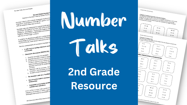 Number Talks Resource: 2nd Grade