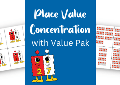 Place Value Concentration with Value Pak