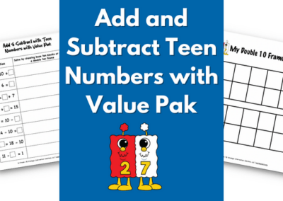 Add & Subtract Teen Numbers with Value Pak