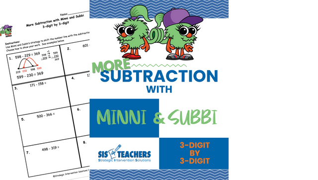 More Subtraction with Minni and Subbi – 3-Digit by 3-Digit