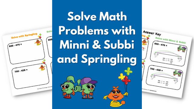 Solve Math Problems with Minni & Subbi and Springling