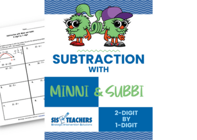 Subtraction with Minni and Subbi – 2-Digit by 1-Digit