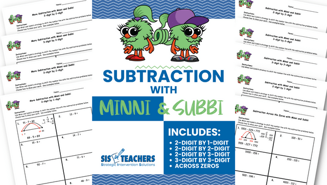 Subtraction with Minni and Subbi – Complete Bundle