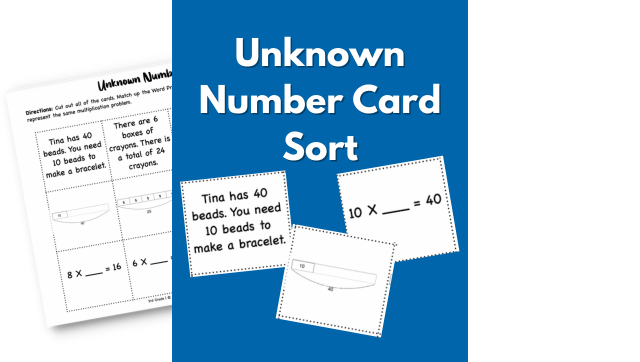 Unknown Number Card Sort