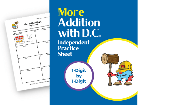 More Addition with D.C. – 1-digit by 1-digit