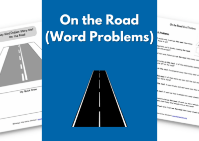 Word Problem Story Mat: On the Road