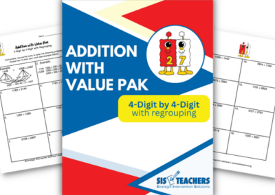 Addition with Value Pak – 4-Digit by 4-Digit with Regrouping
