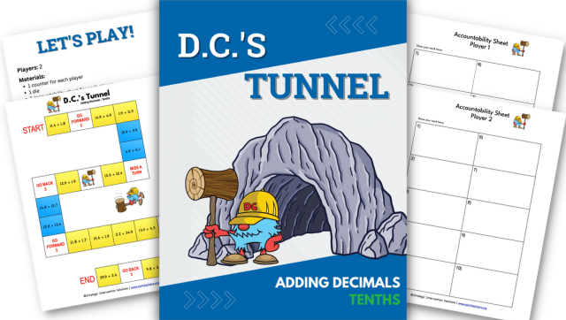 D.C.’s Tunnel – Adding Tenths