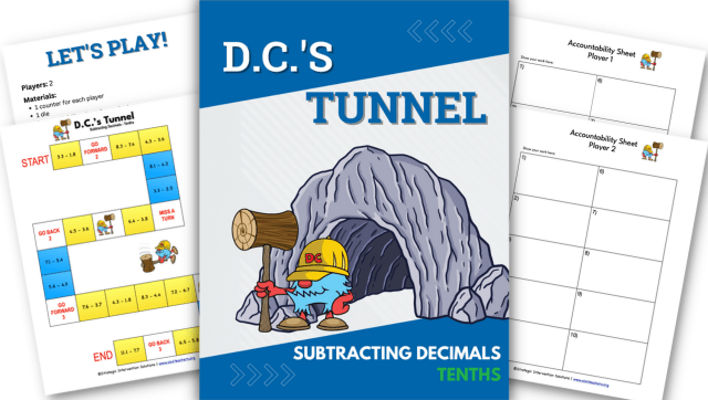 D.C.’s Tunnel – Subtracting Tenths
