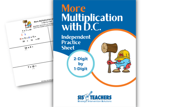 More Multiplication with D.C – 2-Digit by 1-Digit