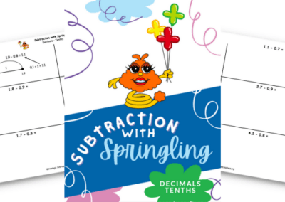 Subtraction with Springling – Decimals – Tenths
