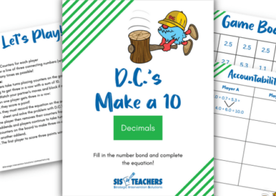 D.C.’s Make a 10 – Decimals