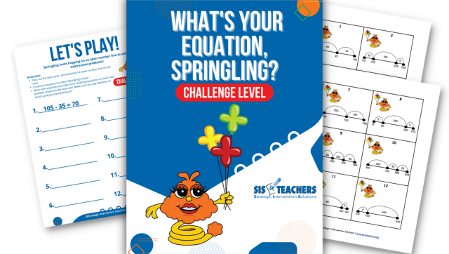 What’s Your Equation, Springling? Challenge Level