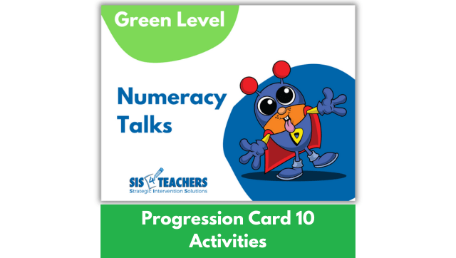 Numeracy Talks – Green Progression Card 10 Activities