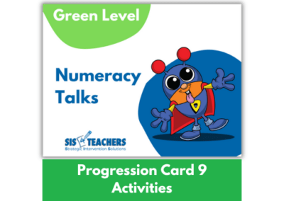 Numeracy Talks – Green Level – Progression Card 9