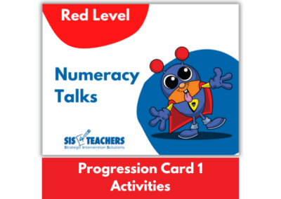 Numeracy Talks – Red Level – Progression Card 1